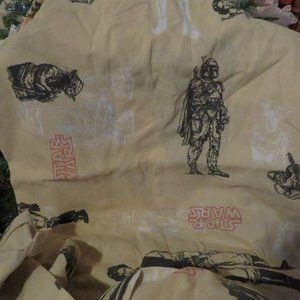 Vintage Star Wars Twin Flat Fitted Sheet Set